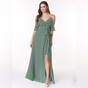 Azazie Vianna bridesmaid dress/ formal wear/ maxi dress size 18